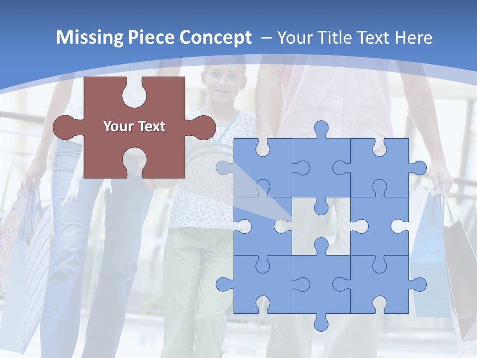 Lifestyle Bags Wealthy PowerPoint Template