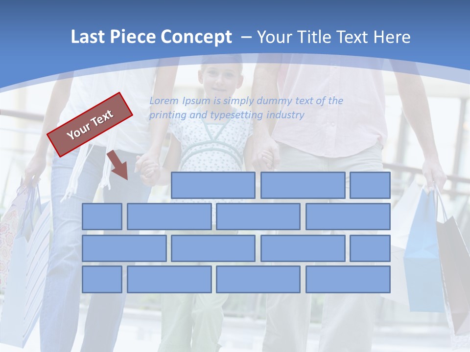 Lifestyle Bags Wealthy PowerPoint Template