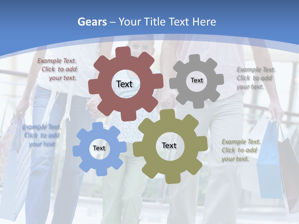 Lifestyle Bags Wealthy PowerPoint Template