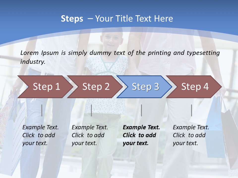 Lifestyle Bags Wealthy PowerPoint Template