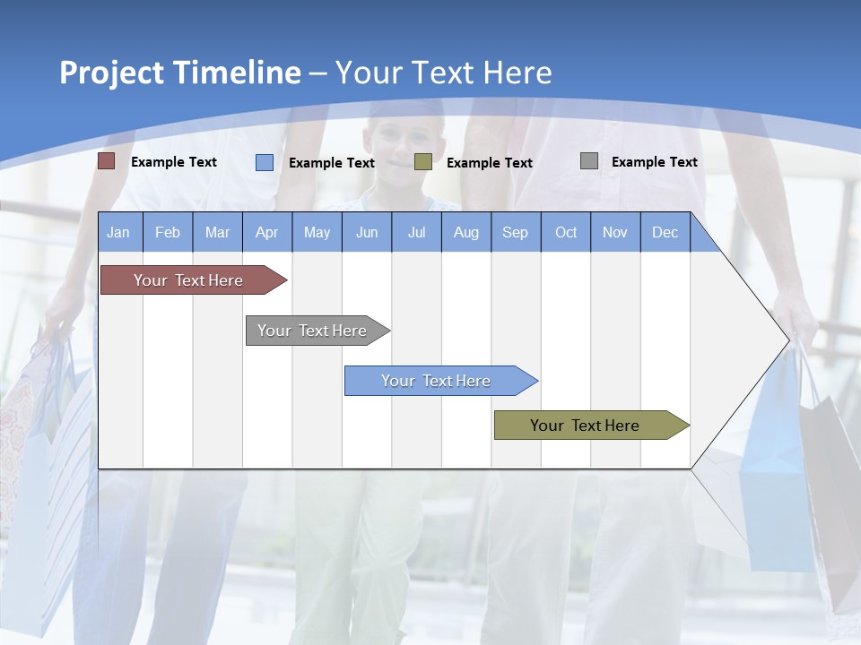 Lifestyle Bags Wealthy PowerPoint Template