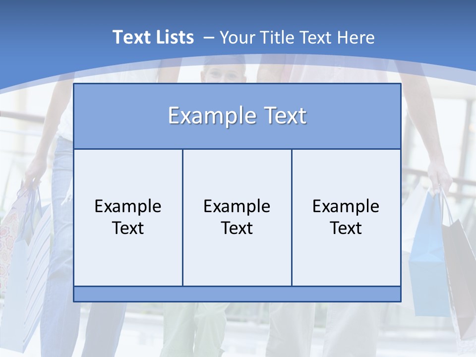 Lifestyle Bags Wealthy PowerPoint Template