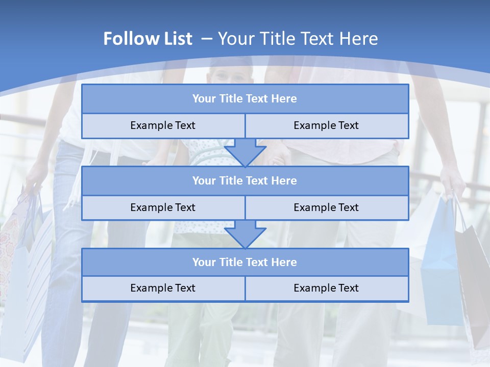 Lifestyle Bags Wealthy PowerPoint Template