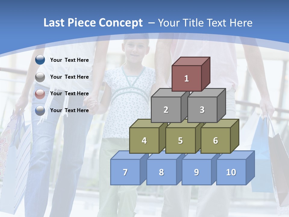 Lifestyle Bags Wealthy PowerPoint Template