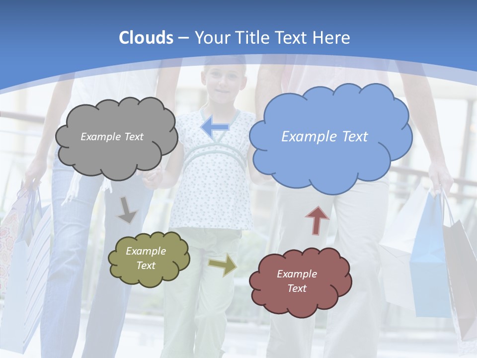 Lifestyle Bags Wealthy PowerPoint Template