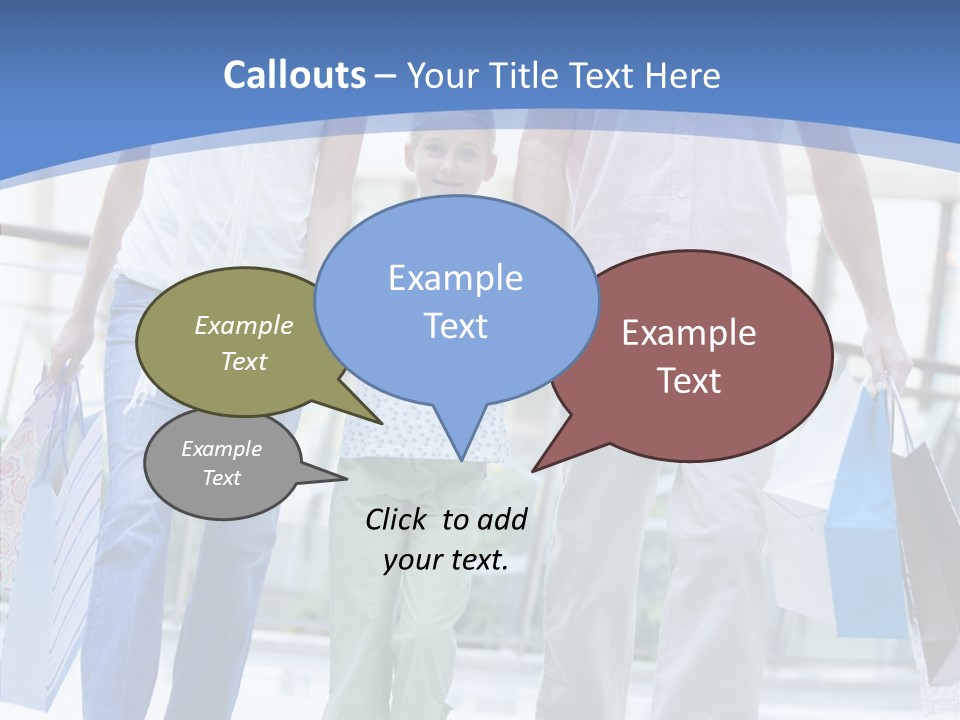 Lifestyle Bags Wealthy PowerPoint Template