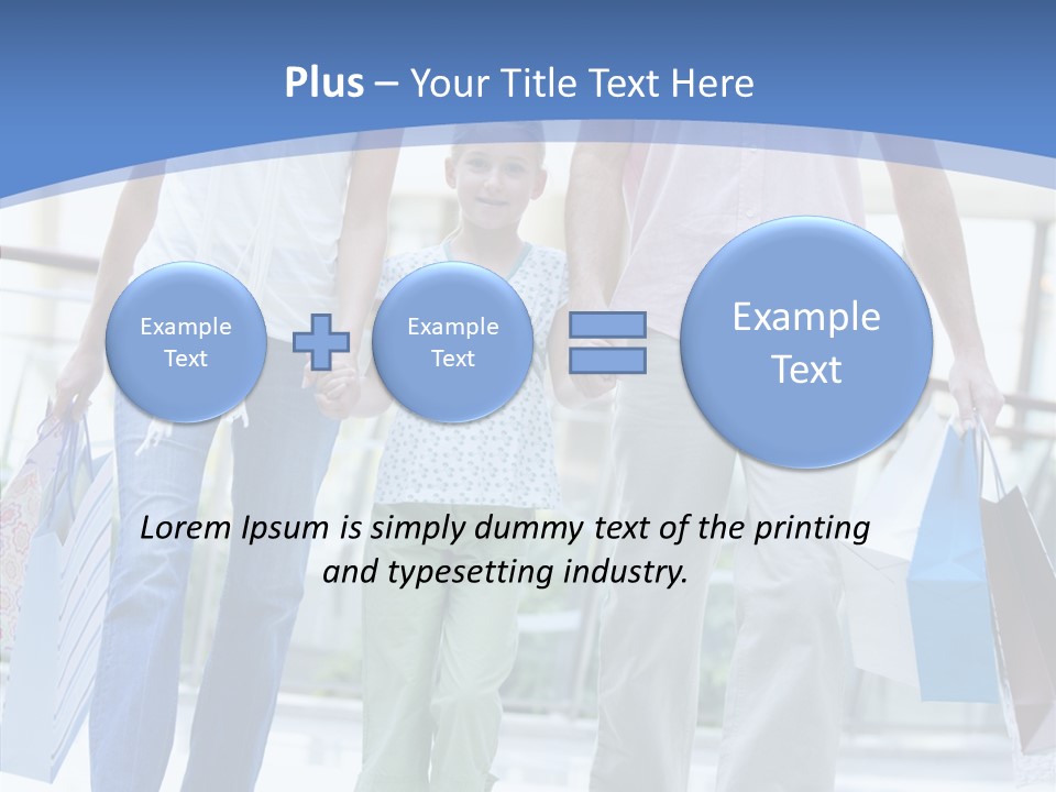 Lifestyle Bags Wealthy PowerPoint Template