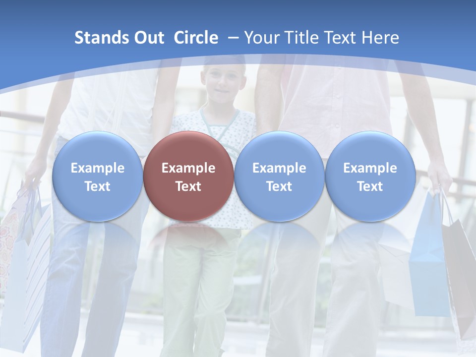 Lifestyle Bags Wealthy PowerPoint Template