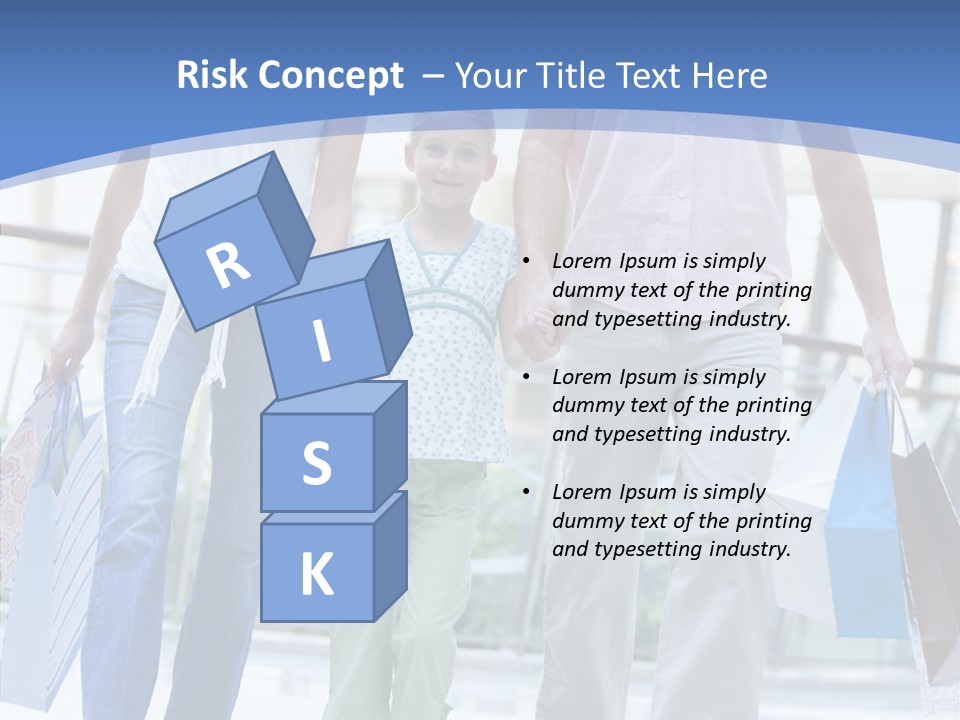 Lifestyle Bags Wealthy PowerPoint Template