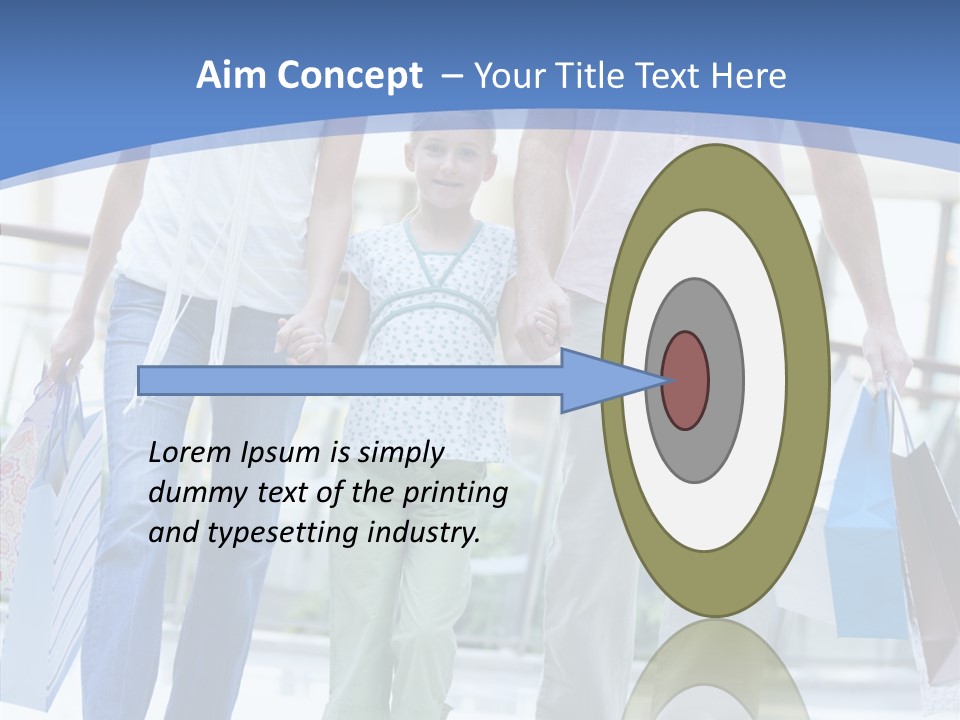 Lifestyle Bags Wealthy PowerPoint Template