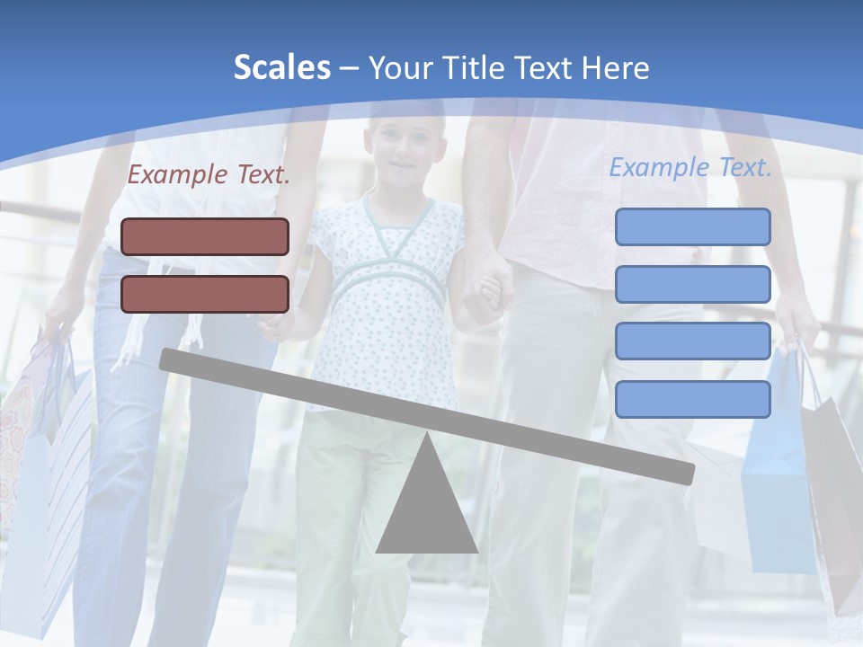 Lifestyle Bags Wealthy PowerPoint Template