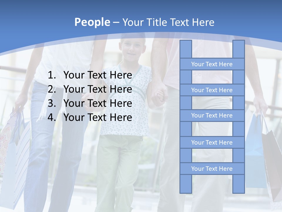 Lifestyle Bags Wealthy PowerPoint Template