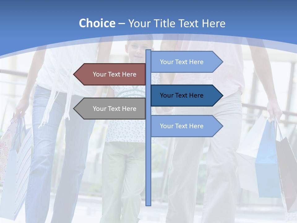 Lifestyle Bags Wealthy PowerPoint Template