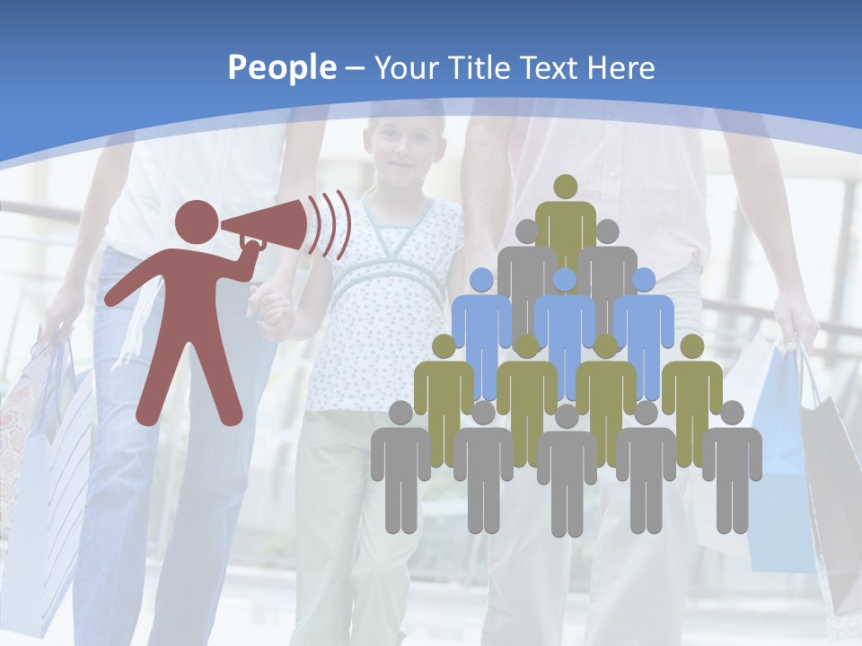 Lifestyle Bags Wealthy PowerPoint Template