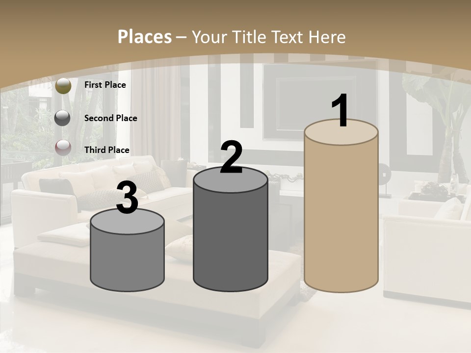 Red Lamp Comfort PowerPoint Template