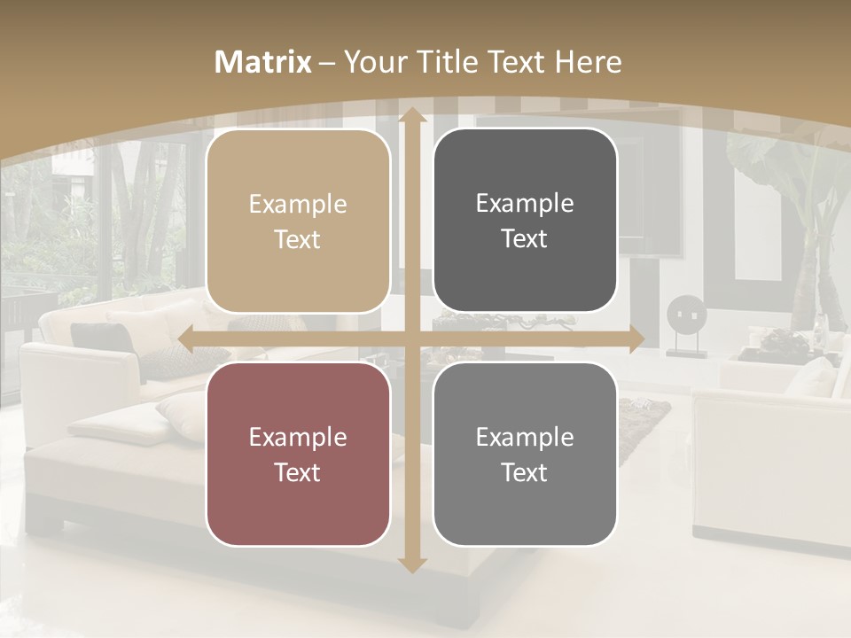 Red Lamp Comfort PowerPoint Template