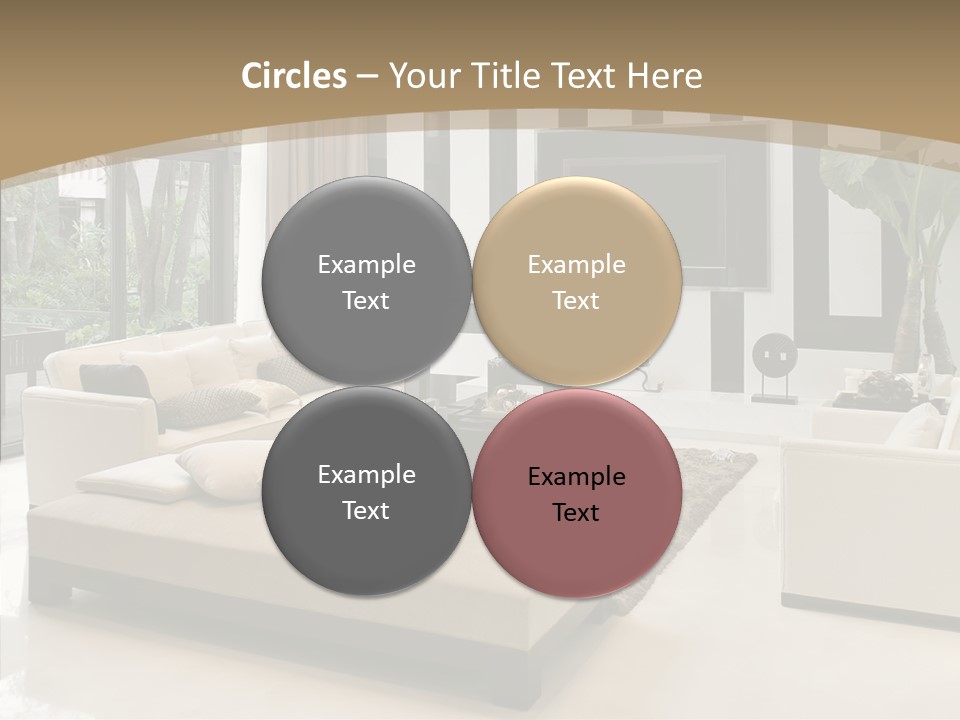 Red Lamp Comfort PowerPoint Template