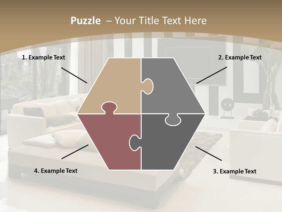 Red Lamp Comfort PowerPoint Template