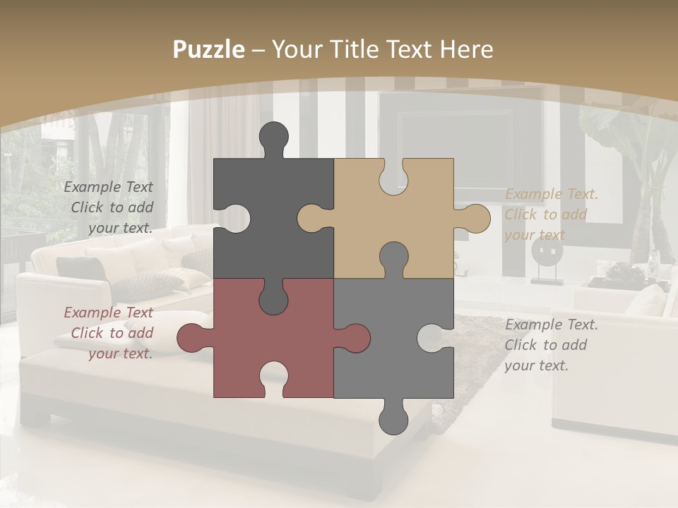 Red Lamp Comfort PowerPoint Template