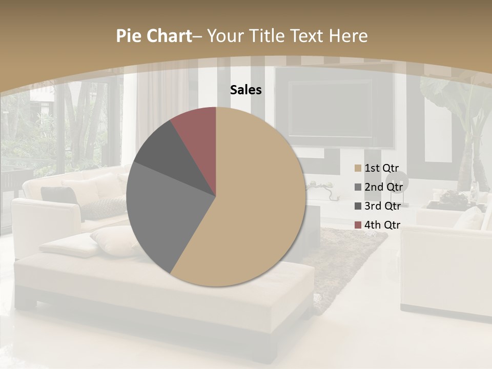 Red Lamp Comfort PowerPoint Template