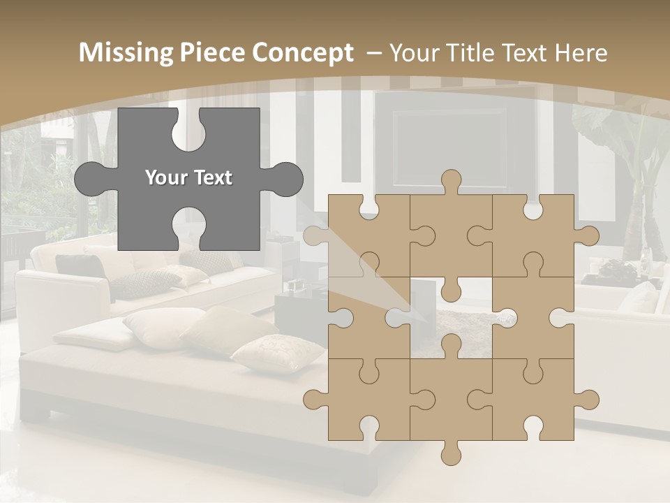 Red Lamp Comfort PowerPoint Template