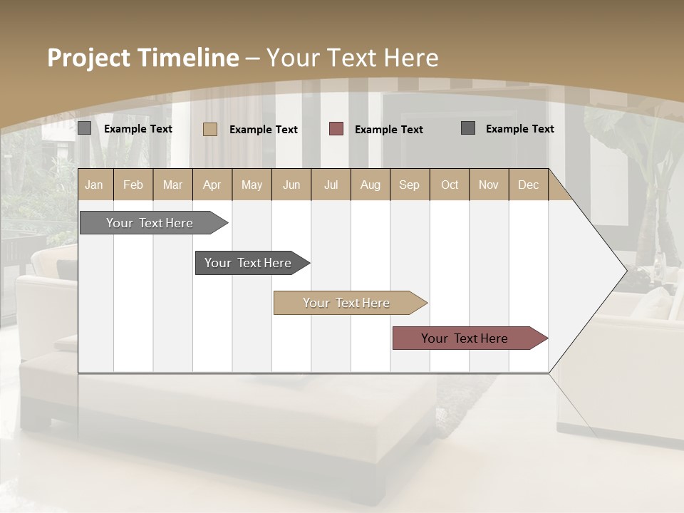 Red Lamp Comfort PowerPoint Template