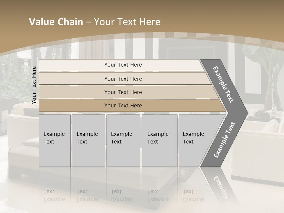 Red Lamp Comfort PowerPoint Template