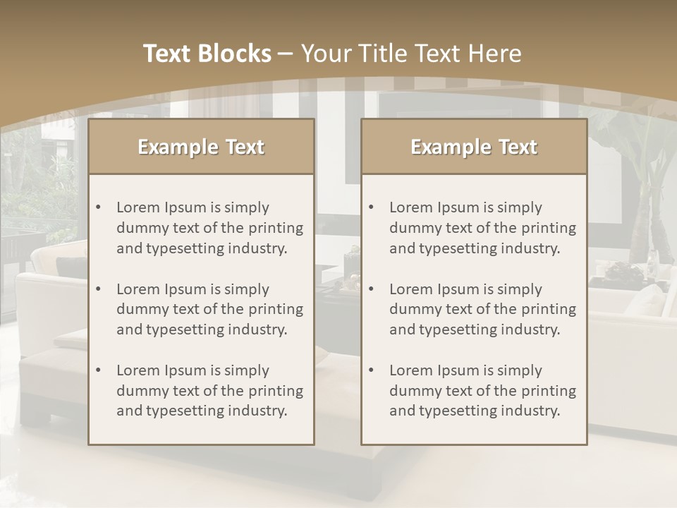 Red Lamp Comfort PowerPoint Template