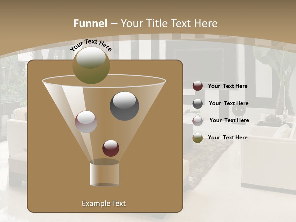 Red Lamp Comfort PowerPoint Template