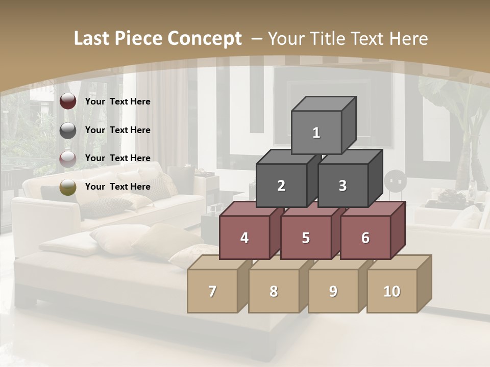 Red Lamp Comfort PowerPoint Template