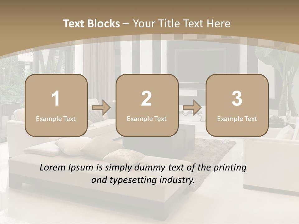 Red Lamp Comfort PowerPoint Template