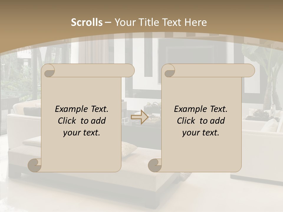 Red Lamp Comfort PowerPoint Template