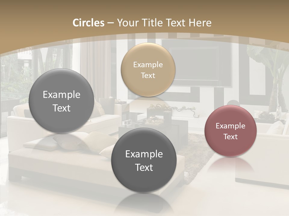 Red Lamp Comfort PowerPoint Template