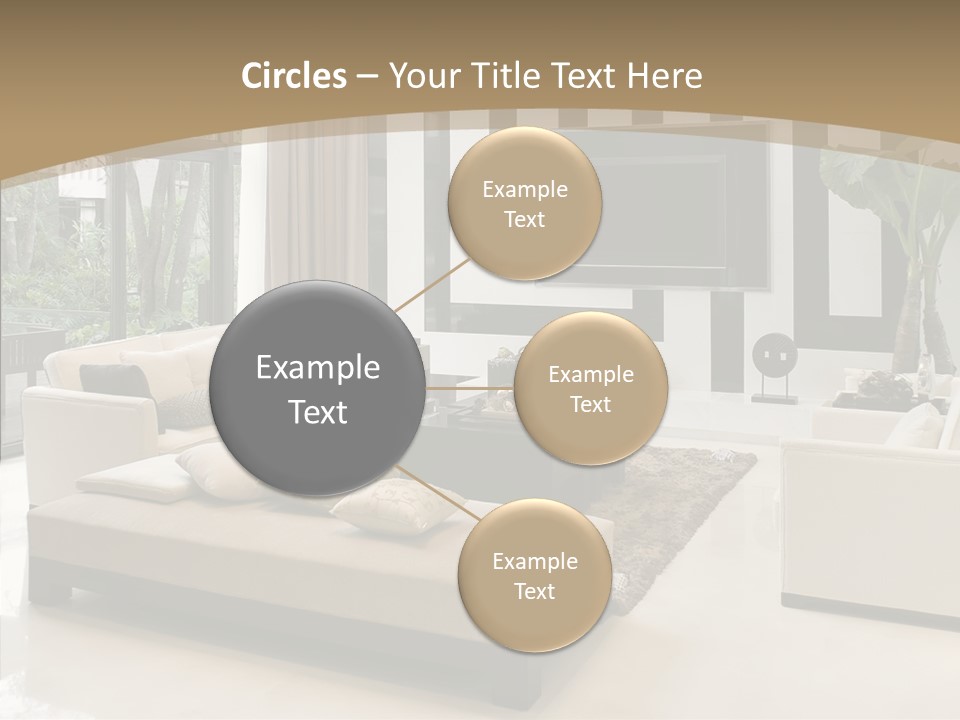 Red Lamp Comfort PowerPoint Template