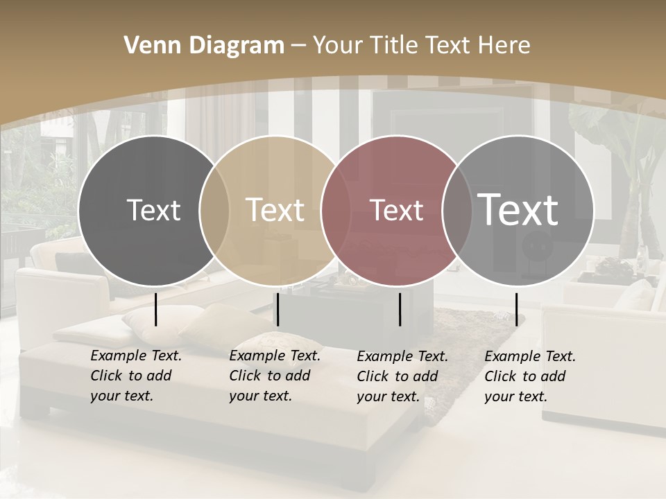 Red Lamp Comfort PowerPoint Template