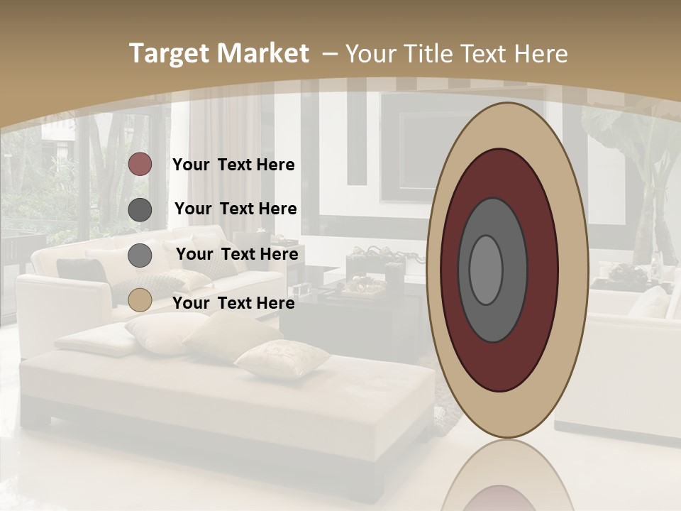 Red Lamp Comfort PowerPoint Template