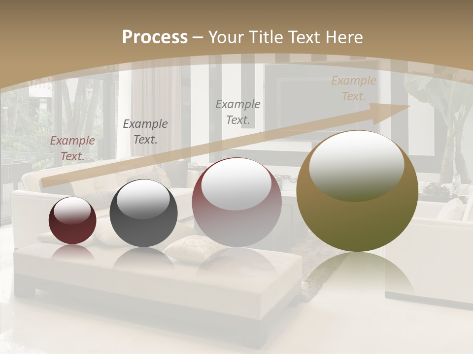 Red Lamp Comfort PowerPoint Template