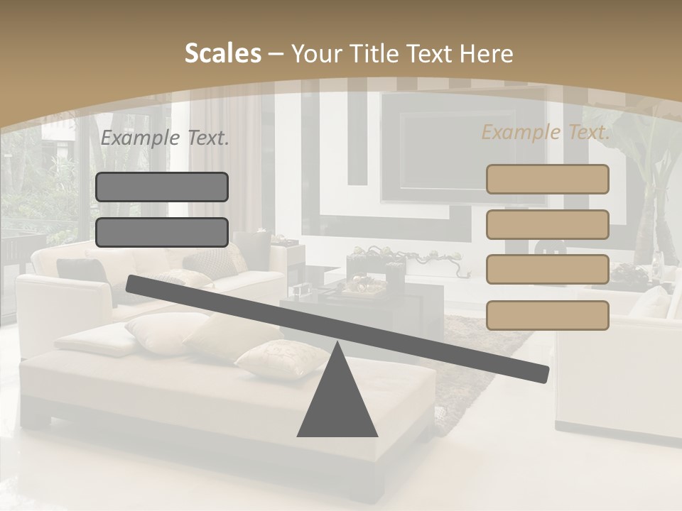 Red Lamp Comfort PowerPoint Template