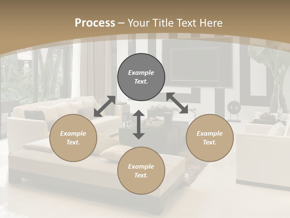 Red Lamp Comfort PowerPoint Template