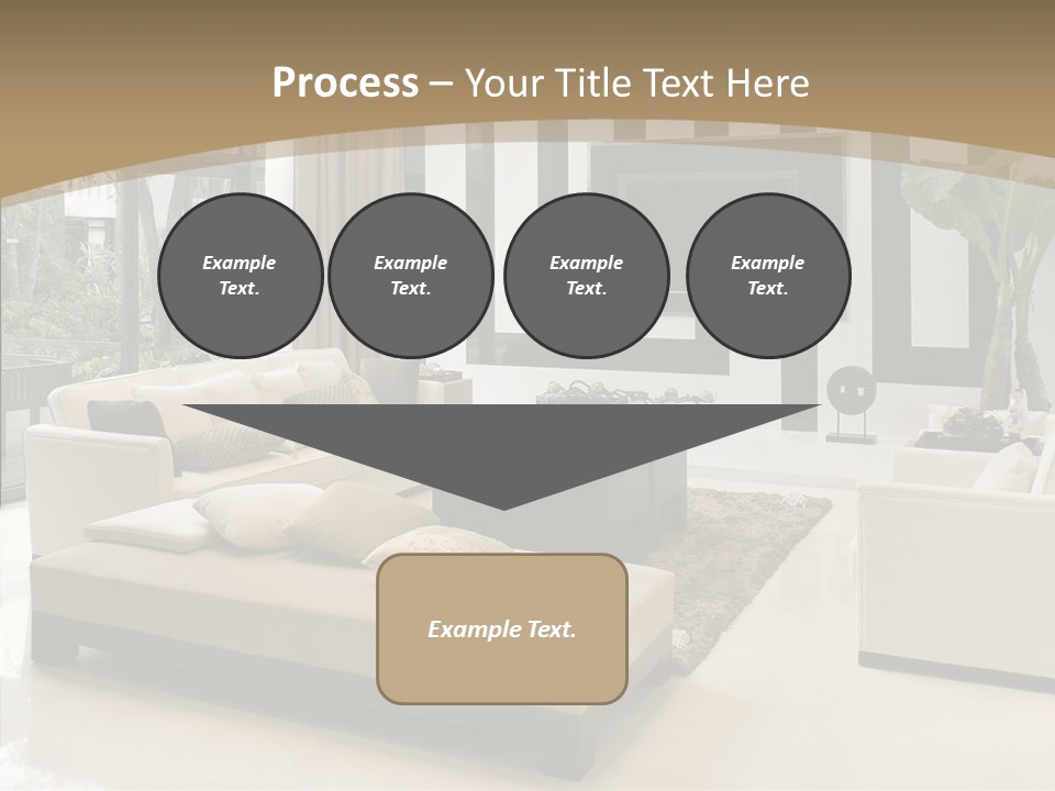 Red Lamp Comfort PowerPoint Template