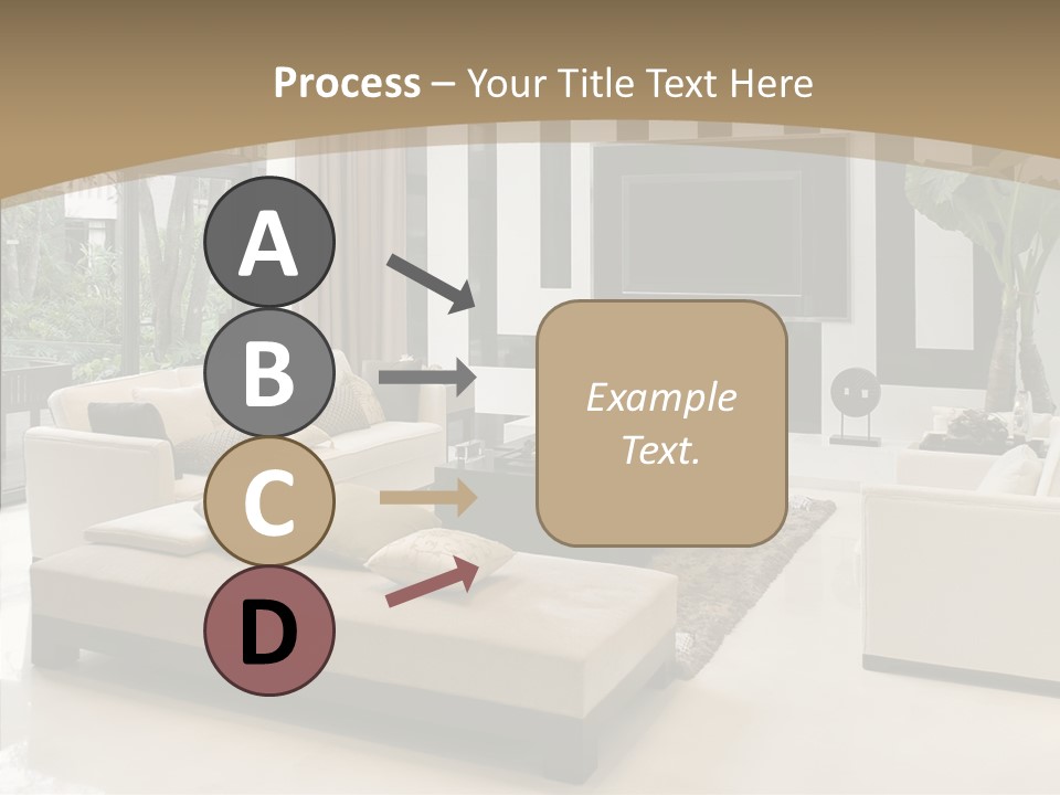 Red Lamp Comfort PowerPoint Template
