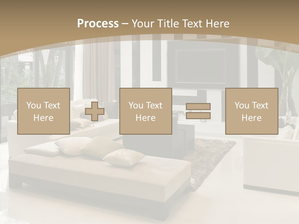 Red Lamp Comfort PowerPoint Template