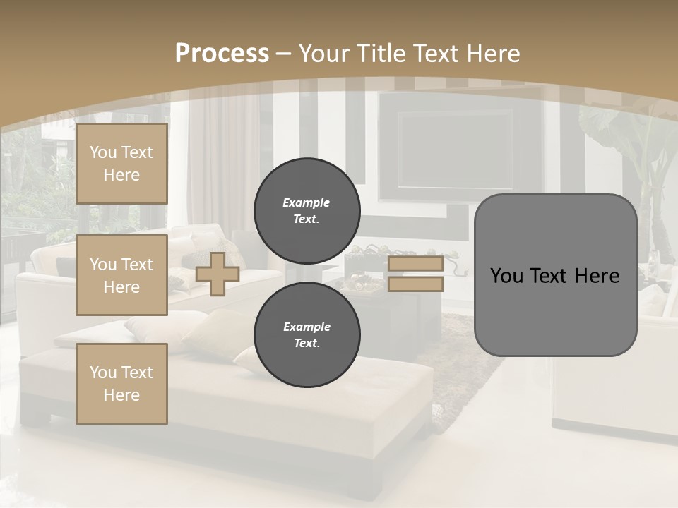 Red Lamp Comfort PowerPoint Template