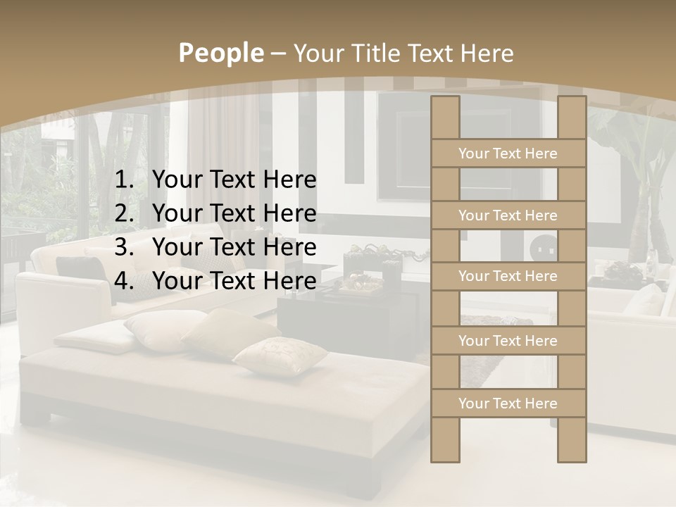 Red Lamp Comfort PowerPoint Template