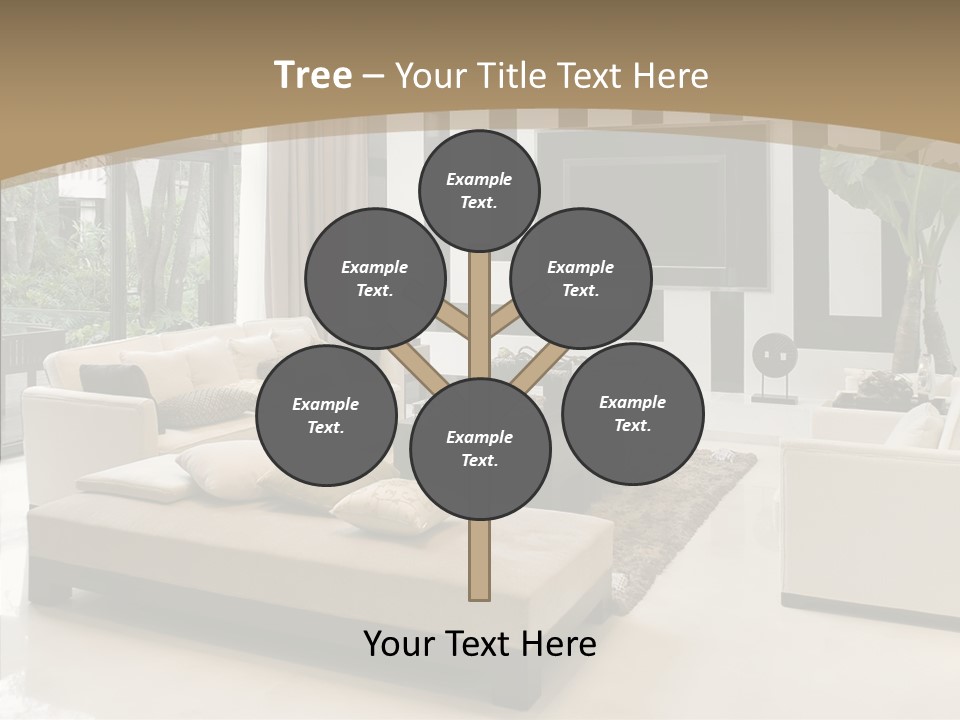 Red Lamp Comfort PowerPoint Template