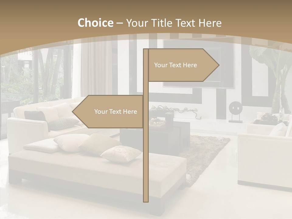 Red Lamp Comfort PowerPoint Template