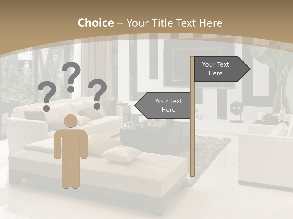 Red Lamp Comfort PowerPoint Template