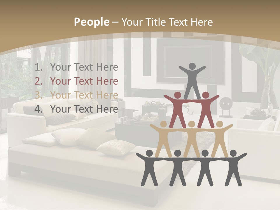 Red Lamp Comfort PowerPoint Template