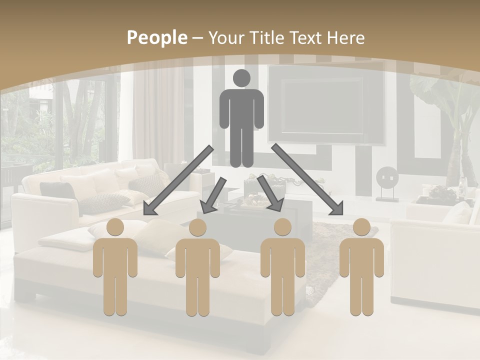 Red Lamp Comfort PowerPoint Template