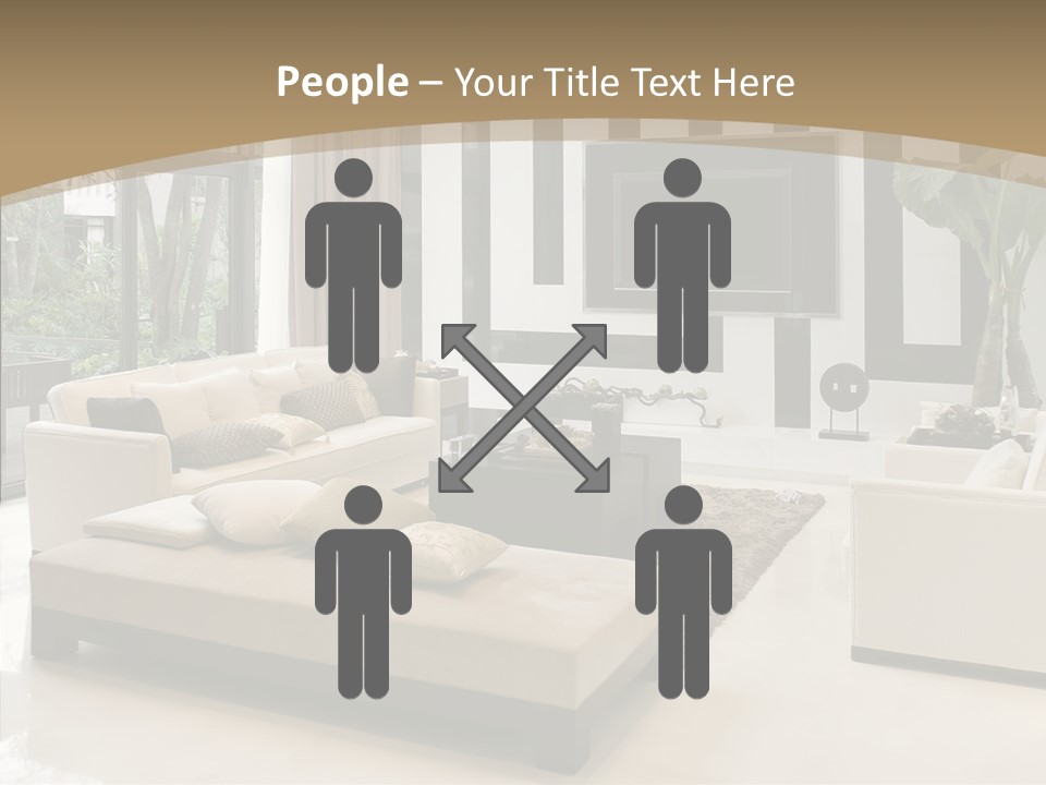 Red Lamp Comfort PowerPoint Template